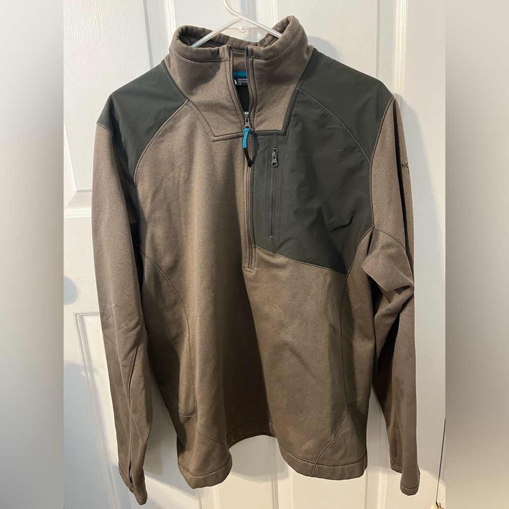 The North Face quarter zip jacket, size large